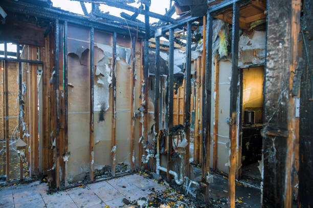 Professional Soot Cleanup technician working in Annapolis, MD